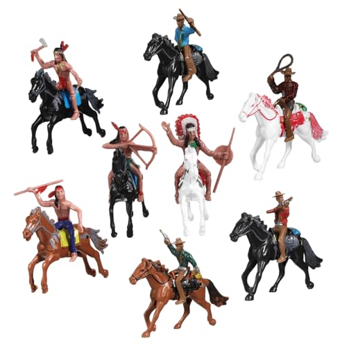 FONDOTIN 1 Satz Puppenmodellanzug Charaktermodell -actionfigur Cowboyfiguren -Ornamente - Figuren Dekorationen -Ornamente Zahlen Plastik von FONDOTIN