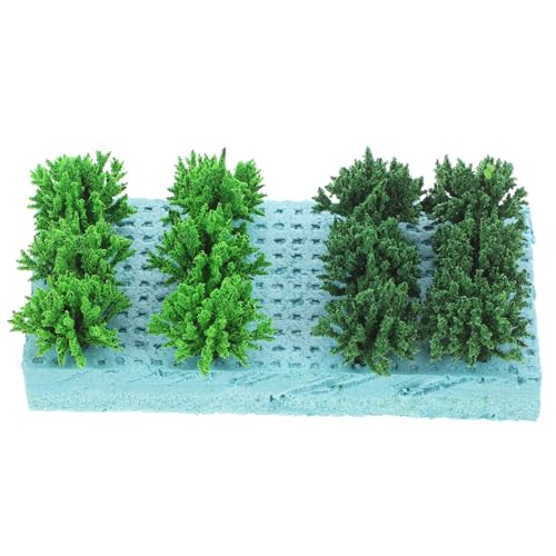 FONDOTIN 1 Schachtel Miniatur Landschaftsbau Sträucher DIY Realistische Pflanzenbüschel für Modelleisenbahn Puppenhaus Sandtischdekoration Naturgetreue Micro Zufällige Zufällige Farbe von FONDOTIN