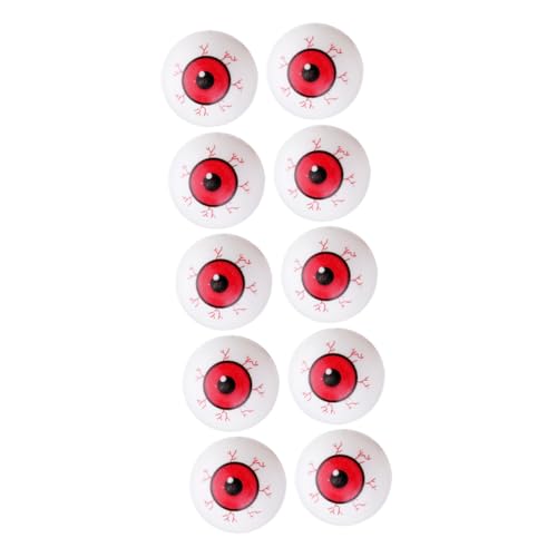 FONDOTIN 10 Stück Teiliges Halloween Augen Deko aus Robustem Kunststoff Realistische Rote Blutsprengsel Augäpfel Widerstandsfähige Grusel Requisiten für Party und Scherzartikel FONDOTIN 10 Stück Teiliges Halloween Augen Deko aus Robustem Kunststoff Realistische Rote Blutsprengsel Augäpfel Widerstandsfähige Grusel Requisiten für Party und Scherzartikel von FONDOTIN
