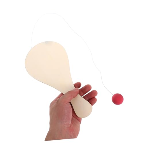 FONDOTIN 10 Stück Teiliges Holzpaddle Ball für DIY Bastelspielzeug zum Bemalen Langlebig und Robust für Kindergeburtstag und Kreative Eltern Junge Mädchen Aktivitäten FONDOTIN 10 Stück Teiliges Holzpaddle Ball für DIY Bastelspielzeug zum Bemalen Langlebig und Robust für Kindergeburtstag und Kreative Eltern Junge Mädchen Aktivitäten von FONDOTIN