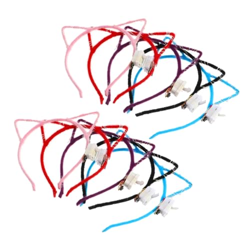 FONDOTIN 10 Stück Teiliges LED Katzenohren Haarreif Verstellbar Langlebiges Material Bunte Leuchteffekte Geeignet für Damen für Karneval Weihnachten und Partys FONDOTIN 10 Stück Teiliges LED Katzenohren Haarreif Verstellbar Langlebiges Material Bunte Leuchteffekte Geeignet für Damen für Karneval Weihnachten und Partys von FONDOTIN