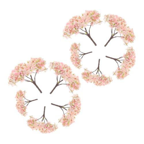 FONDOTIN 10 Stück Teiliges Miniatur Kirschblütenbäume in Fünf Realistische Mini Baum Modelle für Diorama Sandtisch und Mikro landschaftsbau Natürliche Garten Ornamente und Szene Dekoration FONDOTIN 10 Stück Teiliges Miniatur Kirschblütenbäume in Fünf Realistische Mini Baum Modelle für Diorama Sandtisch und Mikro landschaftsbau Natürliche Garten Ornamente und Szene Dekoration von FONDOTIN