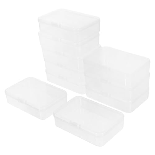 FONDOTIN 10 Stück Teiliges Transparentes Aufbewahrungsbox für Spielkarten mit Praktischem Deckel Langlebiger Kunststoff Kartenhalter für Poker und Sammelkarten Leicht und Tragbar für Reisen FONDOTIN 10 Stück Teiliges Transparentes Aufbewahrungsbox für Spielkarten mit Praktischem Deckel Langlebiger Kunststoff Kartenhalter für Poker und Sammelkarten Leicht und Tragbar für Reisen von FONDOTIN