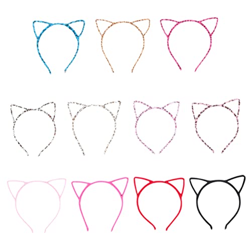 FONDOTIN 12 Stück Teiliges Plüsch Katzenohren Haarreif Elastisch Leicht Rutschfest Bunt Gemischt für Damen Karneval Kostüm Party Fasching Verkleidung Halloween Mottoparty FONDOTIN 12 Stück Teiliges Plüsch Katzenohren Haarreif Elastisch Leicht Rutschfest Bunt Gemischt für Damen Karneval Kostüm Party Fasching Verkleidung Halloween Mottoparty von FONDOTIN