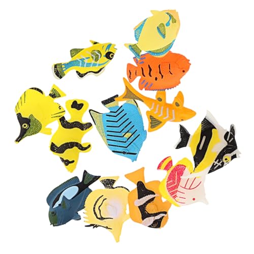 FONDOTIN 12 Stück Teiliges Set von Tropischen Fischen aus Realistische Dekoration für Aquarien Sicher für Fische und Pflanzen Einfache Installation Vielzahl von Arten Schnelles Dekorieren FONDOTIN 12 Stück Teiliges Set von Tropischen Fischen aus Realistische Dekoration für Aquarien Sicher für Fische und Pflanzen Einfache Installation Vielzahl von Arten Schnelles Dekorieren von FONDOTIN