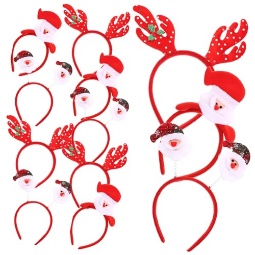 FONDOTIN 12 Stück Teiliges Weihnachtskopfband Rentier Schneemann Stirnband Kinderfest Foto Requisiten Strapazierfähiges Harz Kostüm Haarschmuck für Mädchen Jungen Party FONDOTIN 12 Stück Teiliges Weihnachtskopfband Rentier Schneemann Stirnband Kinderfest Foto Requisiten Strapazierfähiges Harz Kostüm Haarschmuck für Mädchen Jungen Party von FONDOTIN