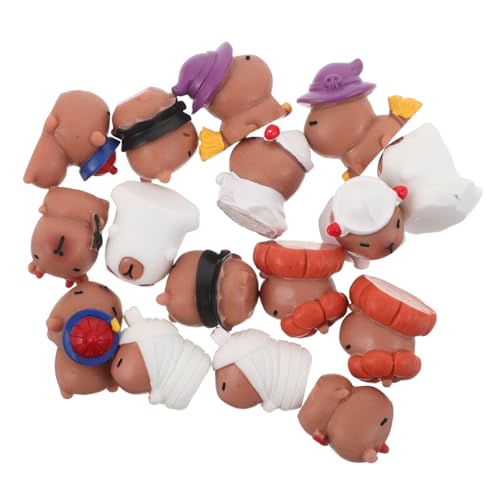 FONDOTIN 16stücke Miniatur-Harz-tierfiguren Halloween Mit Niedliche Tierminiaturen Als Wohnkultur Und Party-Dekoration Robuste Harztiere Für Feengarten-zubehör Und Tischdekor FONDOTIN 16stücke Miniatur-Harz-tierfiguren Halloween Mit Niedliche Tierminiaturen Als Wohnkultur Und Party-Dekoration Robuste Harztiere Für Feengarten-zubehör Und Tischdekor von FONDOTIN