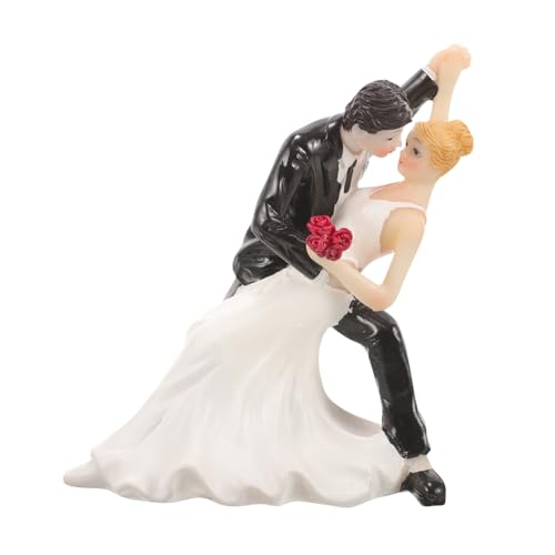 FONDOTIN 1Stück Hochwertiger Hochzeitstorte Dekorations Topper Lebendige Brautpaar Figur für Romantische Feiern für Hochzeiten Jahrestage und Geburtstagsfeste FONDOTIN 1Stück Hochwertiger Hochzeitstorte Dekorations Topper Lebendige Brautpaar Figur für Romantische Feiern für Hochzeiten Jahrestage und Geburtstagsfeste von FONDOTIN