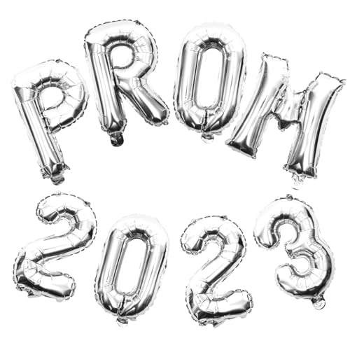 FONDOTIN 2 Sätze Silber Prom Ballons Graduation Party Dekoration Abschluss Ballon Aluminiumfolie Langlebig für Feier Klassenzimmer Fenster Türen FONDOTIN 2 Sätze Silber Prom Ballons Graduation Party Dekoration Abschluss Ballon Aluminiumfolie Langlebig für Feier Klassenzimmer Fenster Türen von FONDOTIN