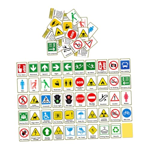FONDOTIN 2 Satz Lernkarten Verkehrszeichen Erkennen Straßen Flashcards Bunte Früherziehung Interaktiv Für Eltern Junge Mädchen Spiele FONDOTIN 2 Satz Lernkarten Verkehrszeichen Erkennen Straßen Flashcards Bunte Früherziehung Interaktiv Für Eltern Junge Mädchen Spiele von FONDOTIN