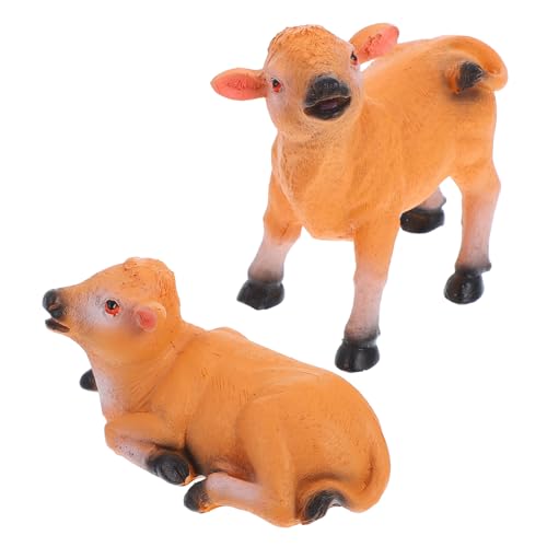 FONDOTIN 2 Stück Bonsai-zubehör Mini-Kuh-plüsch -nutztiere Kuh Tiere Miniatur Miniatur-Kuh-Schaf Kuh-Cupcake-Topper Kuh Gefüllte Tierplüsch Miniaturbaumtiere Tierstatuen Harz Brown FONDOTIN 2 Stück Bonsai-zubehör Mini-Kuh-plüsch -nutztiere Kuh Tiere Miniatur Miniatur-Kuh-Schaf Kuh-Cupcake-Topper Kuh Gefüllte Tierplüsch Miniaturbaumtiere Tierstatuen Harz Brown von FONDOTIN