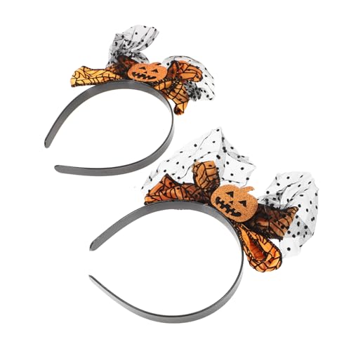 FONDOTIN 2 Stück Halloween Kürbis Haarreif Halloween Party Haarschmuck mit Klassischem Kürbisdesign Langlebig und Passend zu Kostümen für Karneval und Festtagsfeiern FONDOTIN 2 Stück Halloween Kürbis Haarreif Halloween Party Haarschmuck mit Klassischem Kürbisdesign Langlebig und Passend zu Kostümen für Karneval und Festtagsfeiern von FONDOTIN