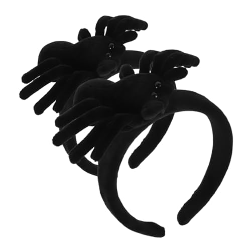 FONDOTIN 2 Stück Halloween Spinnen Haarreif Kuscheliger Leichter Kopfschmuck mit Feiner Verarbeitung Wiederverwendbar Komfortabel für Halloween Kostüm und Themenpartys FONDOTIN 2 Stück Halloween Spinnen Haarreif Kuscheliger Leichter Kopfschmuck mit Feiner Verarbeitung Wiederverwendbar Komfortabel für Halloween Kostüm und Themenpartys von FONDOTIN