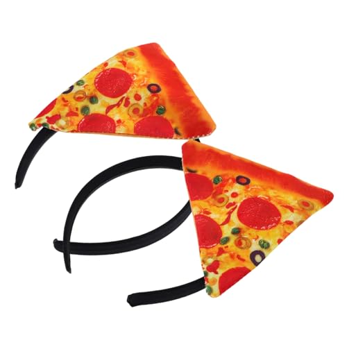 FONDOTIN 2 Stück Leichtes Komfortables Pizza Auffälliges Party accessoire Verformungsbeständig Vielseitig für Kostüm Themenveranstaltungen Geeignet von FONDOTIN
