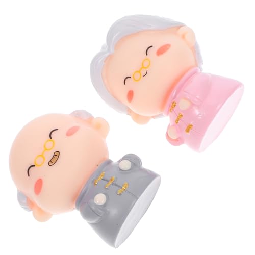 FONDOTIN 2 Stück Romantische Teilig Senior Figuren Tortendeko für Hochzeit Jahrestag Geburtstag Langlebige Miniatur Großeltern Deko Liebevoll Gestaltete Oma Opa Statue für Festliche FONDOTIN 2 Stück Romantische Teilig Senior Figuren Tortendeko für Hochzeit Jahrestag Geburtstag Langlebige Miniatur Großeltern Deko Liebevoll Gestaltete Oma Opa Statue für Festliche von FONDOTIN