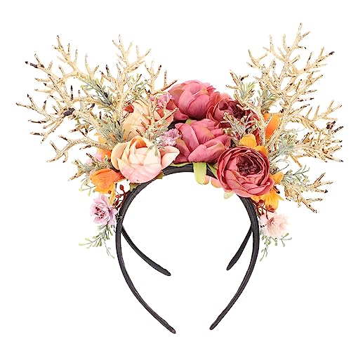 FONDOTIN 2 Stück Weihnachts Haarreif Rentier Geweih Haarband Leichtes Kopfschmuck Accessoire für Party Karneval Festliche Kostümierung Cosplay Weihnachten Silvester FONDOTIN 2 Stück Weihnachts Haarreif Rentier Geweih Haarband Leichtes Kopfschmuck Accessoire für Party Karneval Festliche Kostümierung Cosplay Weihnachten Silvester von FONDOTIN