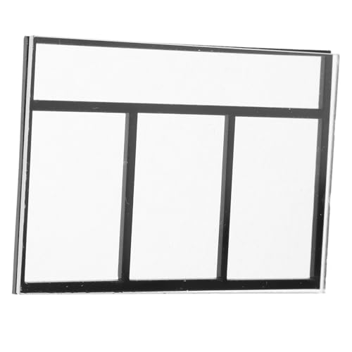 FONDOTIN 2 Stück Winzige Hausfenster Elfentür Für Die Wand Puppenhausverkleidung Mini-hausbausatz Kleines Puppenhausfenster Puppenhaus Abstellgleis Puppenhauszubehör Fensterrahmen Acryl von FONDOTIN