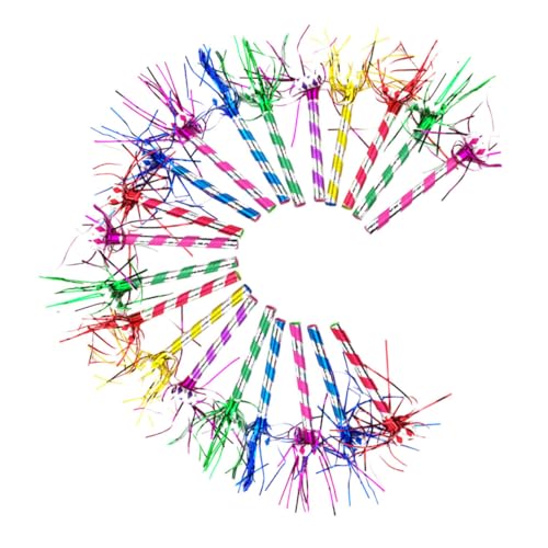 FONDOTIN 20 Stück Teiliges Party Bunte Bläser Tröten Noisemaker mit Pfeifen Vielseitig für Geburtstag Familienfeier Weihnachten Partyspaß und Festliche Stimmung FONDOTIN 20 Stück Teiliges Party Bunte Bläser Tröten Noisemaker mit Pfeifen Vielseitig für Geburtstag Familienfeier Weihnachten Partyspaß und Festliche Stimmung von FONDOTIN