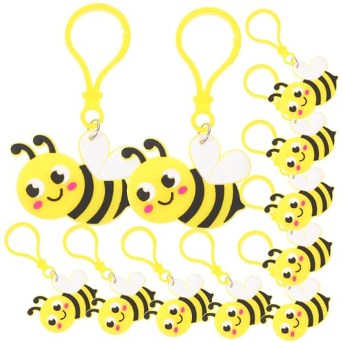FONDOTIN 24 Stück Teiliges Bienen schlüsselanhänger mit Niedlichem Bienendesign Leichte Anhänger für Rucksack Taschen und Schlüssel Dekorative Party FONDOTIN 24 Stück Teiliges Bienen schlüsselanhänger mit Niedlichem Bienendesign Leichte Anhänger für Rucksack Taschen und Schlüssel Dekorative Party von FONDOTIN