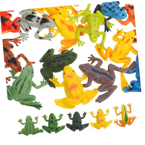 FONDOTIN 24 Stück Teiliges Realistische Froschfiguren aus Robustem Kunststoff Naturgetreue Tierornamente für Garten Wohnzimmer für Lernen Dekoration und Geschenkideen FONDOTIN 24 Stück Teiliges Realistische Froschfiguren aus Robustem Kunststoff Naturgetreue Tierornamente für Garten Wohnzimmer für Lernen Dekoration und Geschenkideen von FONDOTIN