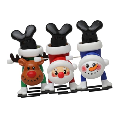 FONDOTIN 3 Stück Teiliges Weihnachts Aufziehspielzeug mit Niedlichen Rentier Weihnachtsmann Schneemann Lustige Mechanische Weihnachtsdeko Kleine Bunte Wind Up Toys als und Party Mitgebsel FONDOTIN 3 Stück Teiliges Weihnachts Aufziehspielzeug mit Niedlichen Rentier Weihnachtsmann Schneemann Lustige Mechanische Weihnachtsdeko Kleine Bunte Wind Up Toys als und Party Mitgebsel von FONDOTIN