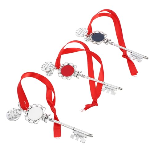 FONDOTIN 3 Stück Teiliges Weihnachtsanhänger aus Legierung Bunte Xmas Tree Pendants Kompakte Schlüsselanhänger Vielseitig als Taschen oder Baumschmuck Inklusive Dekorativer Bänder FONDOTIN 3 Stück Teiliges Weihnachtsanhänger aus Legierung Bunte Xmas Tree Pendants Kompakte Schlüsselanhänger Vielseitig als Taschen oder Baumschmuck Inklusive Dekorativer Bänder von FONDOTIN
