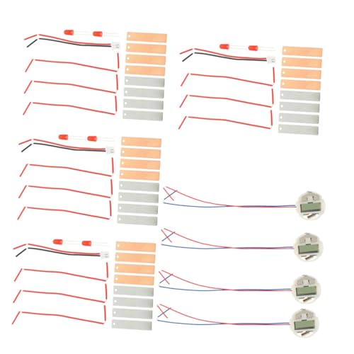 FONDOTIN 4 Sätze DIY Obst Batterie Experimentierkit mit Kartoffel Kupfer Elementen Elektronischer Uhr Physik Lernspielzeug für Stem Elektrischer Schaltkreis für Schule und Zuhause FONDOTIN 4 Sätze DIY Obst Batterie Experimentierkit mit Kartoffel Kupfer Elementen Elektronischer Uhr Physik Lernspielzeug für Stem Elektrischer Schaltkreis für Schule und Zuhause von FONDOTIN