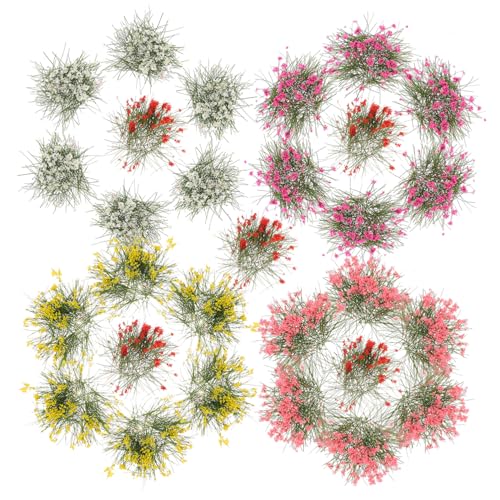 FONDOTIN 5 Stück Teiliges DIY Kunstblumen Gras Cluster für Modelllandschaft Realistische Miniatur Dekoration für Modelleisenbahn und Sandtisch für Mikrolandschaften und Kreative Gartendeko FONDOTIN 5 Stück Teiliges DIY Kunstblumen Gras Cluster für Modelllandschaft Realistische Miniatur Dekoration für Modelleisenbahn und Sandtisch für Mikrolandschaften und Kreative Gartendeko von FONDOTIN