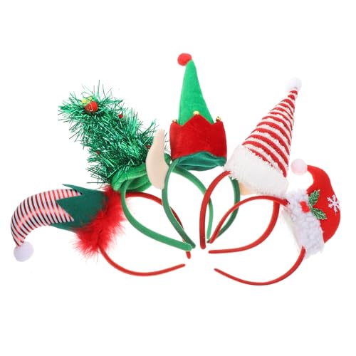 FONDOTIN 5 Stück Teiliges Weihnachtshut Haarreif Festliche Kopfbedeckung für Erwachsene und Kreative Weihnachtsmützen Form Dekorativ und Komfortabel für Party Kostüm und Bühnenauftritte FONDOTIN 5 Stück Teiliges Weihnachtshut Haarreif Festliche Kopfbedeckung für Erwachsene und Kreative Weihnachtsmützen Form Dekorativ und Komfortabel für Party Kostüm und Bühnenauftritte von FONDOTIN