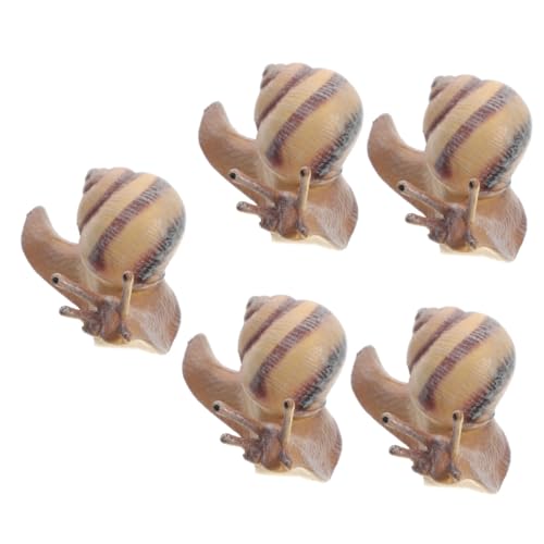 FONDOTIN 5stücke Schneckenfigur Hochwertigem Dekoration Für Und Miniaturlandschaften Lebensechte Nachbildung Für Kreative Gestaltung FONDOTIN 5stücke Schneckenfigur Hochwertigem Dekoration Für Und Miniaturlandschaften Lebensechte Nachbildung Für Kreative Gestaltung von FONDOTIN