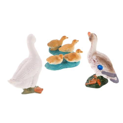 FONDOTIN 6-teilige Entenfamilienmodelle: Lebensechte Kleine Tierfiguren Für Hof, Tisch Und Heimdekoration, Simulationsspielzeug Für Kleinkinder Und Garten FONDOTIN 6-teilige Entenfamilienmodelle: Lebensechte Kleine Tierfiguren Für Hof, Tisch Und Heimdekoration, Simulationsspielzeug Für Kleinkinder Und Garten von FONDOTIN