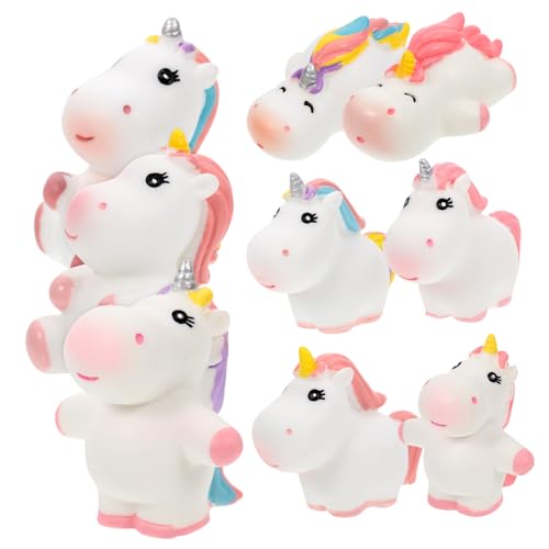 FONDOTIN 9 Stück Teiliges Einhorn Miniaturfiguren Farbenfroh Langlebig für Mikrolandschaft Moosdekoration DIY Bonsai Garten und Feengarten Deko FONDOTIN 9 Stück Teiliges Einhorn Miniaturfiguren Farbenfroh Langlebig für Mikrolandschaft Moosdekoration DIY Bonsai Garten und Feengarten Deko von FONDOTIN