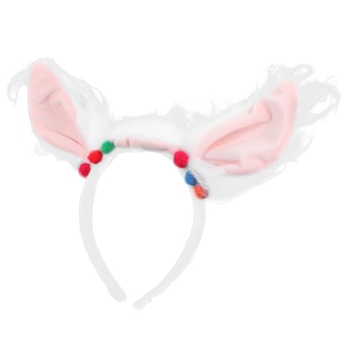 FONDOTIN Alpaka Stirnband mit Realistischen Ohren Weiches Bequemes Cosplay Zubehör für Erwachsene Vielseitiges Alpaka Kostüm Accessoire für Party und Fasching FONDOTIN Alpaka Stirnband mit Realistischen Ohren Weiches Bequemes Cosplay Zubehör für Erwachsene Vielseitiges Alpaka Kostüm Accessoire für Party und Fasching von FONDOTIN