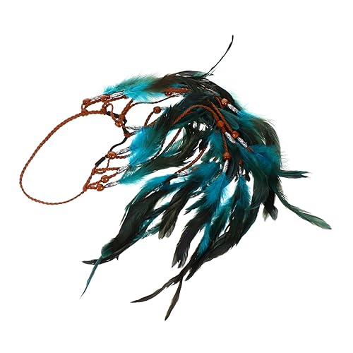 FONDOTIN Bohemian Haarband mit Federn für Damen Kopfschmuck Accessoire für Festivals Romantische Anlässe und Fotosessions Leicht und Bequem zu Tragen von FONDOTIN