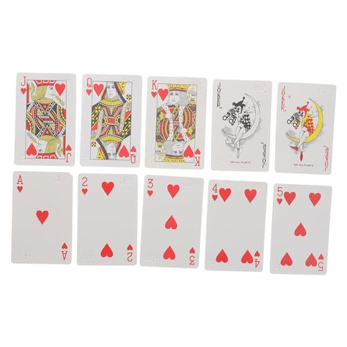 FONDOTIN Braille Spielkarten mit Blindenschriftprägung für Sehbehinderte Große Lesbarkeit Kompatibel mit Golf und Bridge Poker für Erwachsene und Unterstützende Hilfsmittel FONDOTIN Braille Spielkarten mit Blindenschriftprägung für Sehbehinderte Große Lesbarkeit Kompatibel mit Golf und Bridge Poker für Erwachsene und Unterstützende Hilfsmittel von FONDOTIN