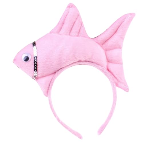 FONDOTIN Cartoon Fisch Stirnband Kreativer Tier Haarreif Flexibel Komfortabel Für Mädchen Festival Party Karneval Kostüm Zubehör Zufällige Farbe Zufällige Farbe von FONDOTIN