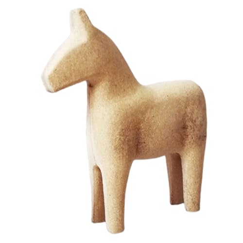 FONDOTIN DIY Holzpferd Deko Ornament aus Holz Naturbelassenes Kleines Holzpferd Bastelset für Familie Bemalbarer Holzanhänger für Schreibtisch und Wohnraum FONDOTIN DIY Holzpferd Deko Ornament aus Holz Naturbelassenes Kleines Holzpferd Bastelset für Familie Bemalbarer Holzanhänger für Schreibtisch und Wohnraum von FONDOTIN