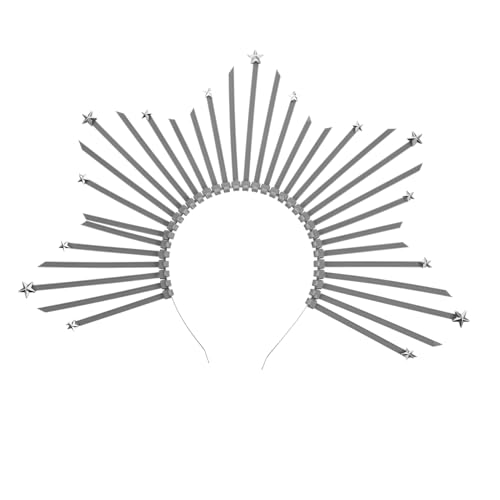FONDOTIN Elegantes Damen Haarreif Stirnband aus Hochwertigem Kunststoff Bequemer Halobrillen kopfschmuck für Party und Kostüm Langlebig Einfach zu Tragen Stilvoller Heiligenschein für FONDOTIN Elegantes Damen Haarreif Stirnband aus Hochwertigem Kunststoff Bequemer Halobrillen kopfschmuck für Party und Kostüm Langlebig Einfach zu Tragen Stilvoller Heiligenschein für von FONDOTIN