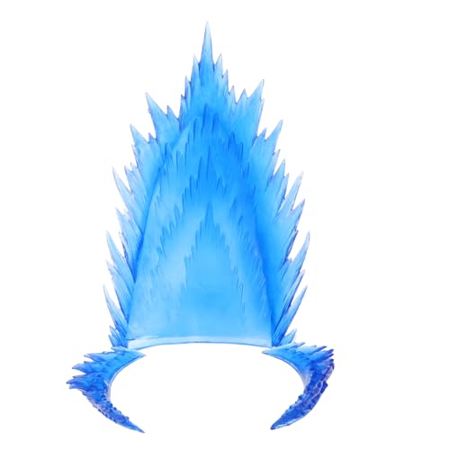 FONDOTIN Figuren Display Teilig Kunststoff Explosionseffekt Zubehör für Actionfiguren Langlebige Anime Sammelobjekte Detailreiche Darstellung Wiederverwendbar Blau Transparent von FONDOTIN
