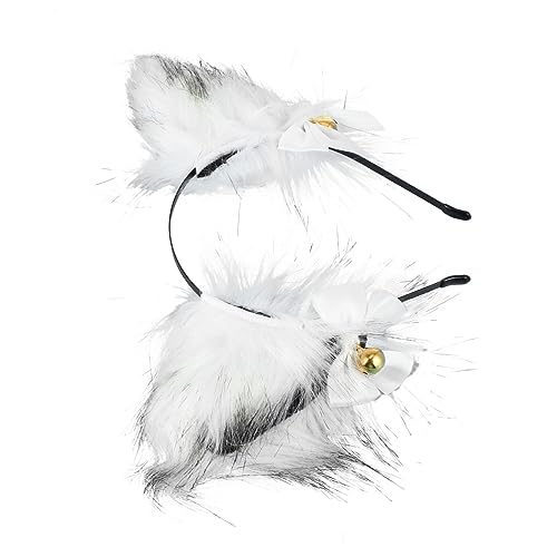 FONDOTIN Flauschiges Fuchsohren Haarband für Damen Cosplay Zubehör für Halloween und Kostümpartys Bequem und Leicht für Feiern und Karneval von FONDOTIN