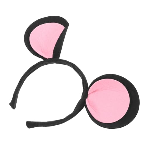 FONDOTIN Flauschiges Mausohren Haarband aus Filz Leichtes Bequemes Stirnband für Party Bühnenperformance Kostüm Vielseitiges Accessoire für Erwachsene FONDOTIN Flauschiges Mausohren Haarband aus Filz Leichtes Bequemes Stirnband für Party Bühnenperformance Kostüm Vielseitiges Accessoire für Erwachsene von FONDOTIN