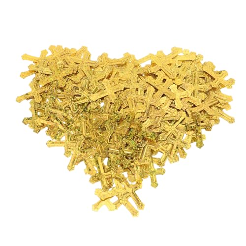 FONDOTIN Goldfarbenes Kreuz Konfetti Tischdeko Glitzer Streudeko für Kommunion Taufe Geburtstag Hochzeit Festliche Symbolische Eleganz Leicht zu Verteilen und Reinigen Event Confetti FONDOTIN Goldfarbenes Kreuz Konfetti Tischdeko Glitzer Streudeko für Kommunion Taufe Geburtstag Hochzeit Festliche Symbolische Eleganz Leicht zu Verteilen und Reinigen Event Confetti von FONDOTIN