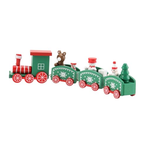 FONDOTIN Grüner Holzzug Cake Topper Holz Zug Dekoration für Geburtstag Party Kuchen Deko Indoor Tisch Ornament Weihnachts Eisenbahn FONDOTIN Grüner Holzzug Cake Topper Holz Zug Dekoration für Geburtstag Party Kuchen Deko Indoor Tisch Ornament Weihnachts Eisenbahn von FONDOTIN