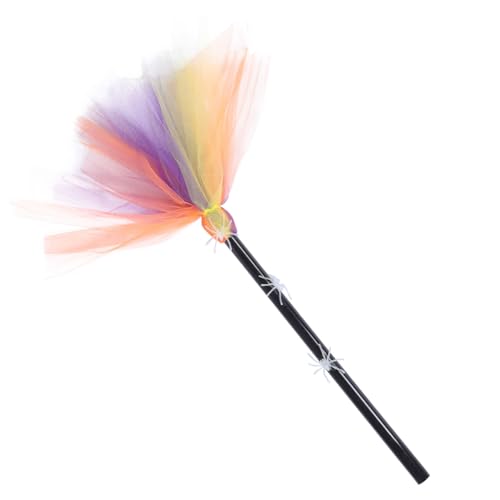 FONDOTIN Halloween Besen Deko mit Leuchtendem Spinnennetz Dekorativer Hexenbesen für Party Hochwertiger Halloween Zaubererbesen mit Lustigem Design für Drinnen und Draußen Wiederverwendbar FONDOTIN Halloween Besen Deko mit Leuchtendem Spinnennetz Dekorativer Hexenbesen für Party Hochwertiger Halloween Zaubererbesen mit Lustigem Design für Drinnen und Draußen Wiederverwendbar von FONDOTIN