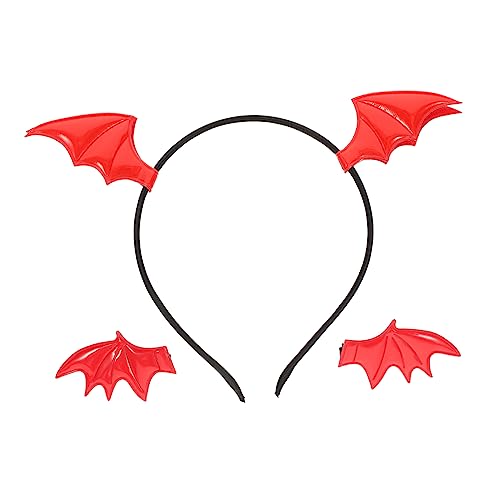 FONDOTIN Halloween Fledermaus Stirnband mit Teiligem Flügel Haarreif und Klammern für Frauen Party Masquerade Karneval Cosplay Bühnenauftritte FONDOTIN Halloween Fledermaus Stirnband mit Teiligem Flügel Haarreif und Klammern für Frauen Party Masquerade Karneval Cosplay Bühnenauftritte von FONDOTIN