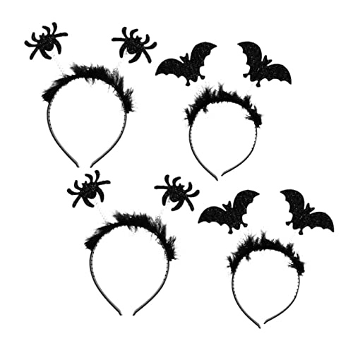 FONDOTIN Halloween Haarreif Teiliges Fledermaus und Spinne Originelles Kostümzubehör für Halloween und Karnevalspartys Vielseitiger Haarschmuck für Damen für Cosplay und Fotografie FONDOTIN Halloween Haarreif Teiliges Fledermaus und Spinne Originelles Kostümzubehör für Halloween und Karnevalspartys Vielseitiger Haarschmuck für Damen für Cosplay und Fotografie von FONDOTIN