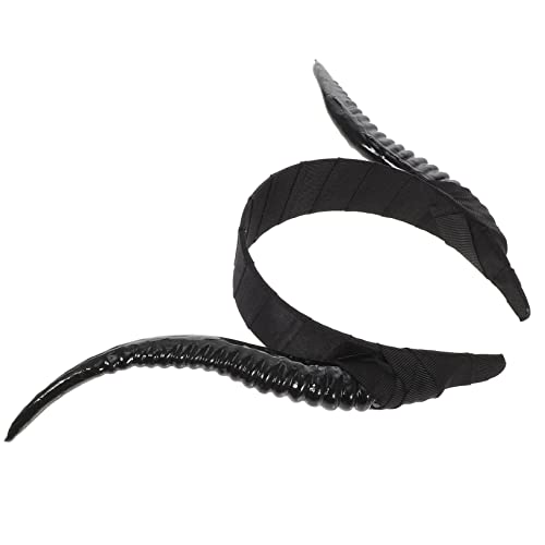 FONDOTIN Halloween Teufelshörner Stirnband Simulation Antilopenhorn Gothic Haarreif Halloween Accessoire für Damen und Herren Party Cosplay Karneval FONDOTIN Halloween Teufelshörner Stirnband Simulation Antilopenhorn Gothic Haarreif Halloween Accessoire für Damen und Herren Party Cosplay Karneval von FONDOTIN