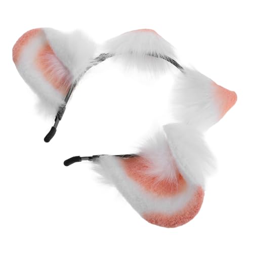 FONDOTIN Handgefertigtes Lammohren Stirnband mit Verstellbaren Hörnern Realistische Tierohren für Cosplay Karneval und Partys Flexibles Schäferkostüm Zubehör für Frauen und Mädchen von FONDOTIN