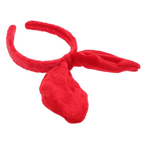 FONDOTIN Hasenohren Stirnband aus Weichem Plüsch mit Großem Roter Schleifen design Langlebiges Haarband für Damen und Mädchen Bezauberndes Party accessoire für Karneval Cosplay und Alltag FONDOTIN Hasenohren Stirnband aus Weichem Plüsch mit Großem Roter Schleifen design Langlebiges Haarband für Damen und Mädchen Bezauberndes Party accessoire für Karneval Cosplay und Alltag von FONDOTIN