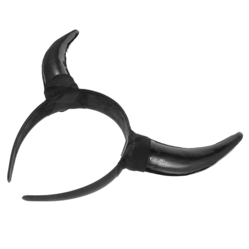 FONDOTIN Horn Haarreif Halloween Kostüm Leichtes Horn Kopfschmuck für Erwachsene Langlebiges Party Accessoire für Karneval Cosplay Verkleidung FONDOTIN Horn Haarreif Halloween Kostüm Leichtes Horn Kopfschmuck für Erwachsene Langlebiges Party Accessoire für Karneval Cosplay Verkleidung von FONDOTIN